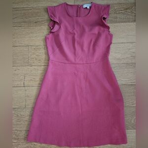 LOFT Pink Dress with Ruffle Sleeves, 2P